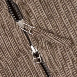 Universal Works - Veste à Chevrons - Marron
