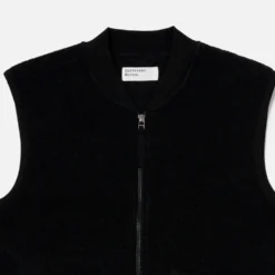 Universal Works - Veste Laine Zip - Noir