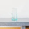Vase Incline en verre recyclé