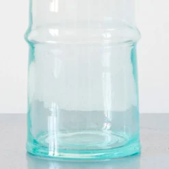 Vase Incline en verre recyclé