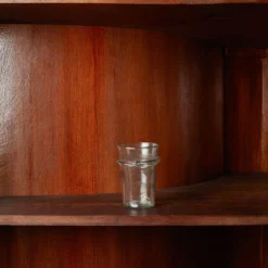 Verre annelé en verre soufflé - Transparent