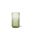 Verre Bulles en verre soufflé - Vert olive