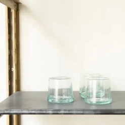Verre conique en verre soufflé
