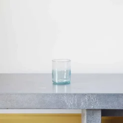 Verre droit en verre soufflé - Transparent