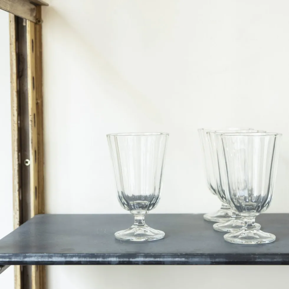 Verre à eau cotes plates - Ana