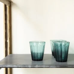 Verre à eau Lucca - Turquoise