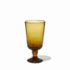 Verre à vin en verre soufflé - Ambre