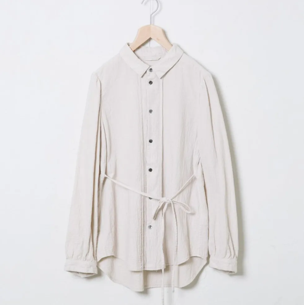 Vlas Blomme - Chemise en coton - Beige