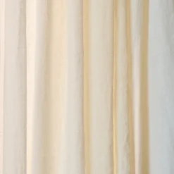 Voile en lin & coton - Blanc Coquillage