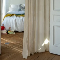 Voile en lin & coton - Pierre