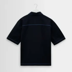 Wax London - Chemise Keats SS - Marine
