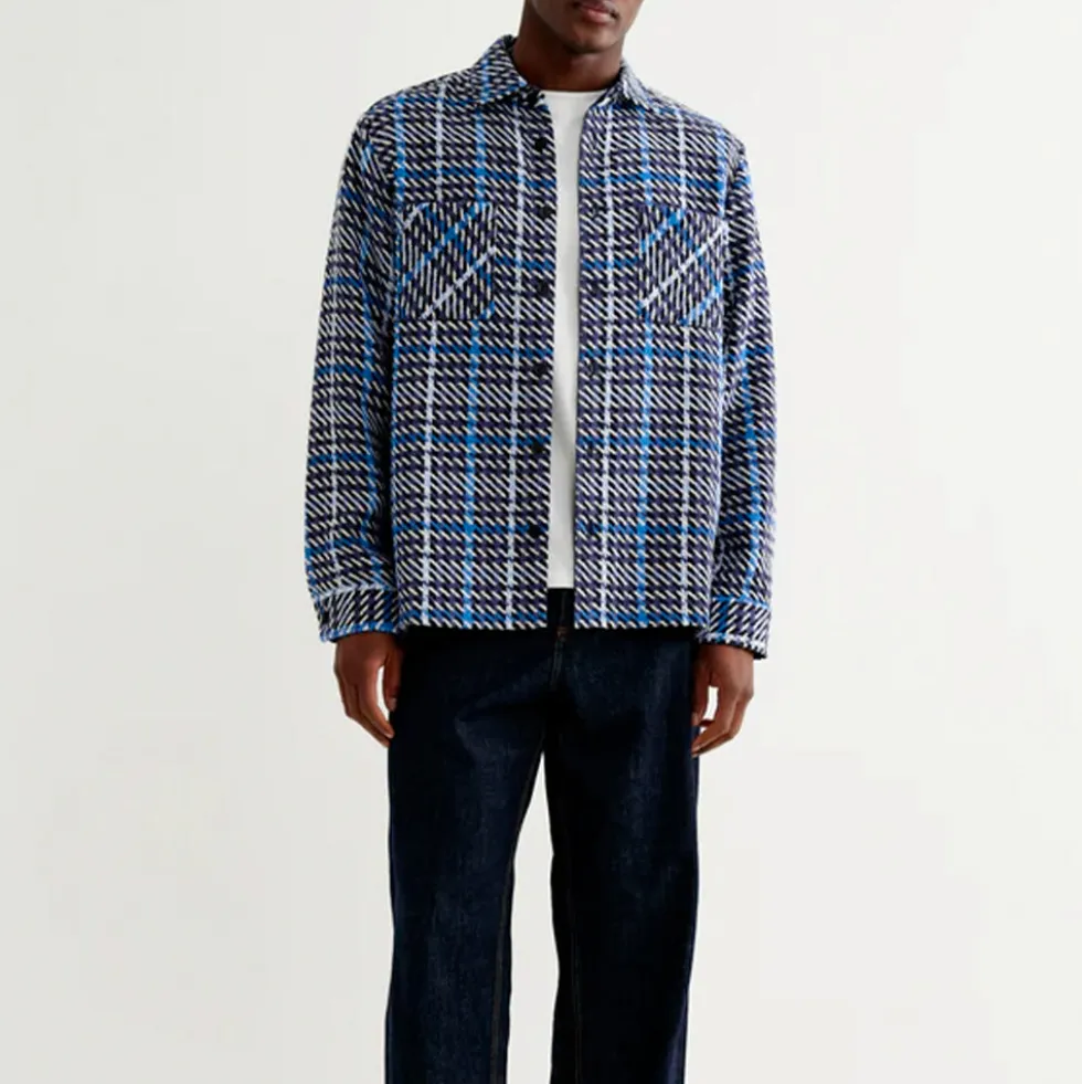 Wax London - Surchemise Whiting - Bleu Marine