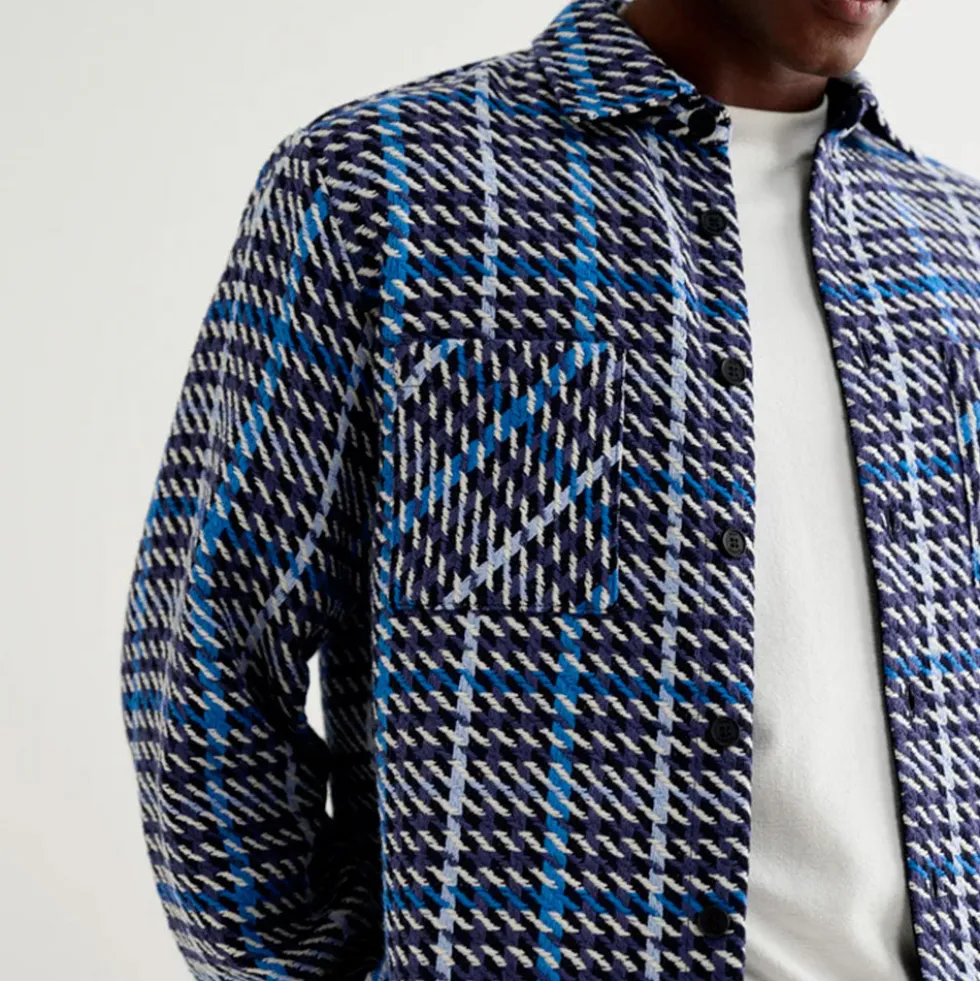 Wax London - Surchemise Whiting - Bleu Marine