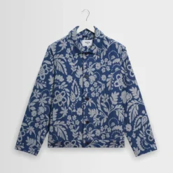 Wax London - Veste Iggy - Bleu Ecru