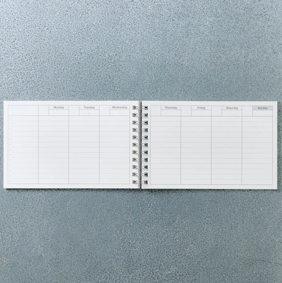 Weekly Planner - Vert Fonce