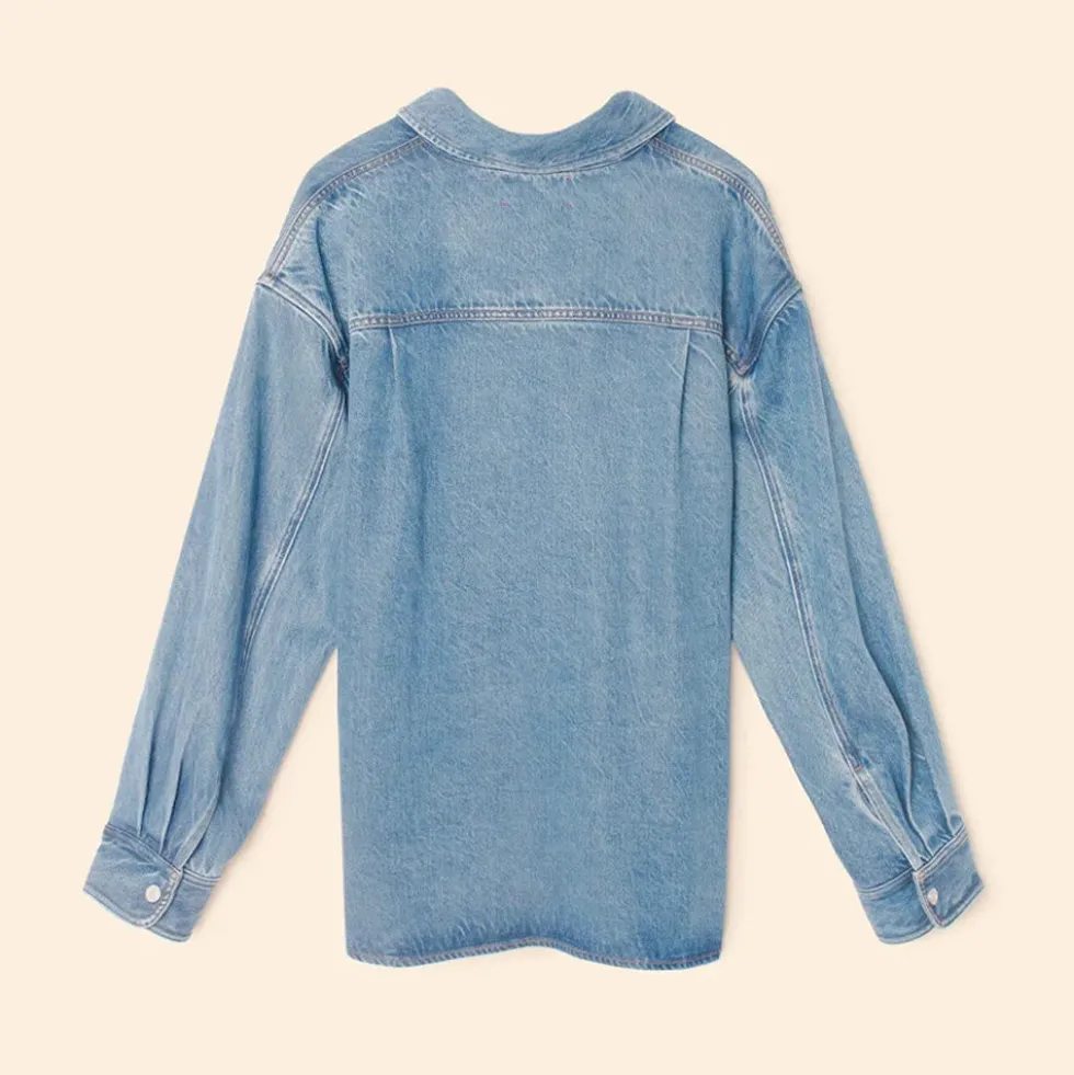 Xirena - Chemise Gia - Bleu Denim
